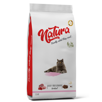 Natura Chicken Turkey Cranberry 2.25Kg