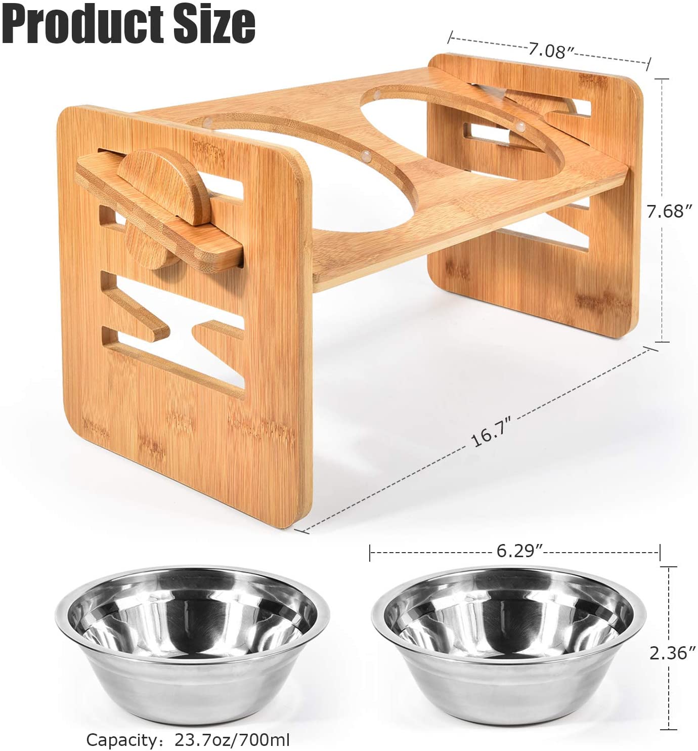 Dual pet bowl