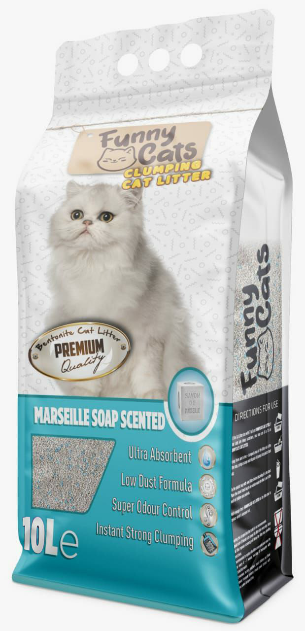 Funny Cats Marseille Soap 10L