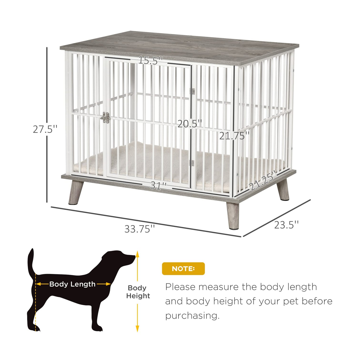 PawHut Dog Crate