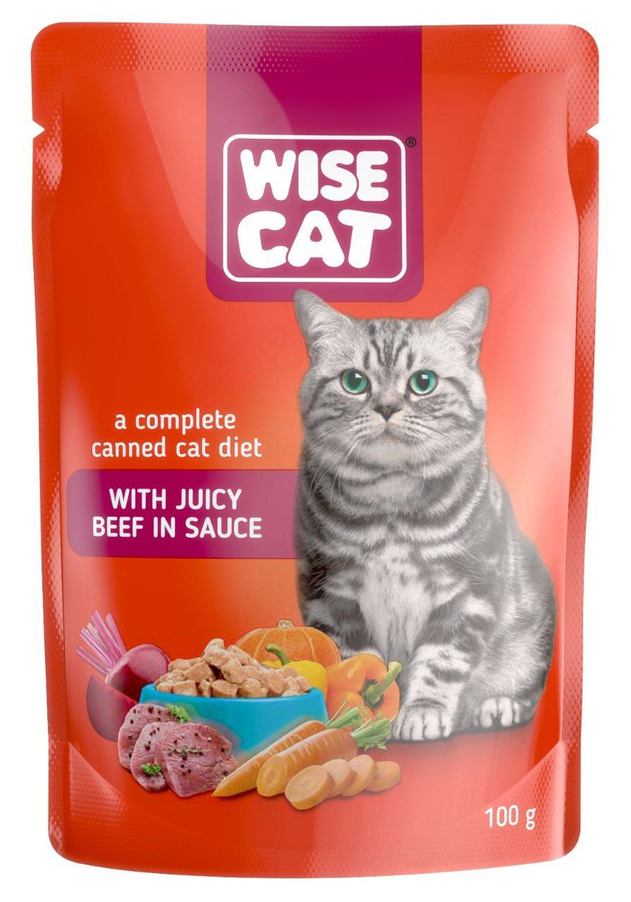 Wise Cat Beef 100g