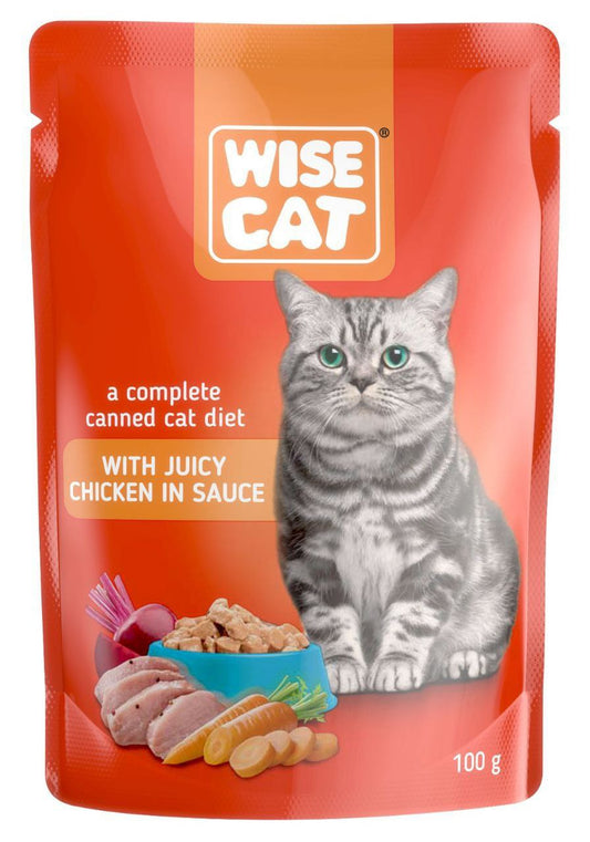 Wise Cat Chicken 100g