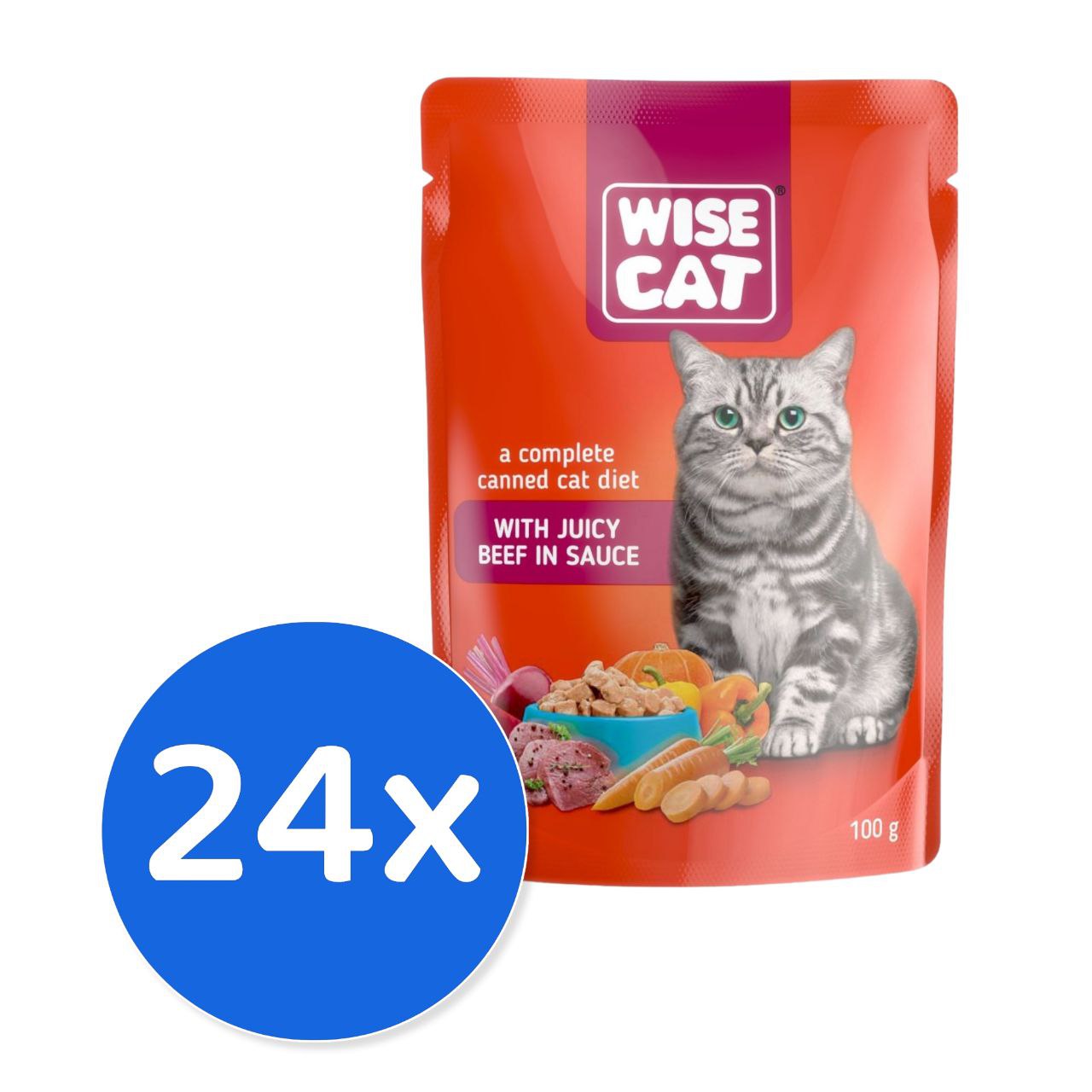 Wise Cat Beef 24X