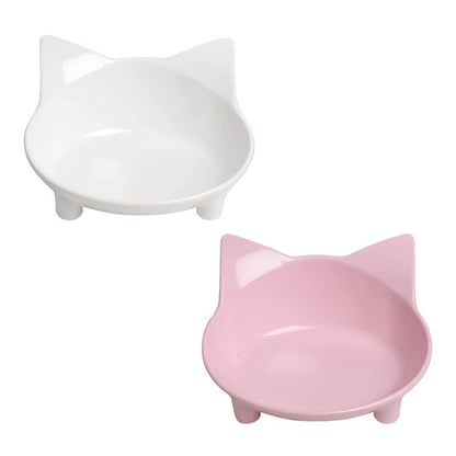 SKRTUAN Plastic Cat Bowls 3X