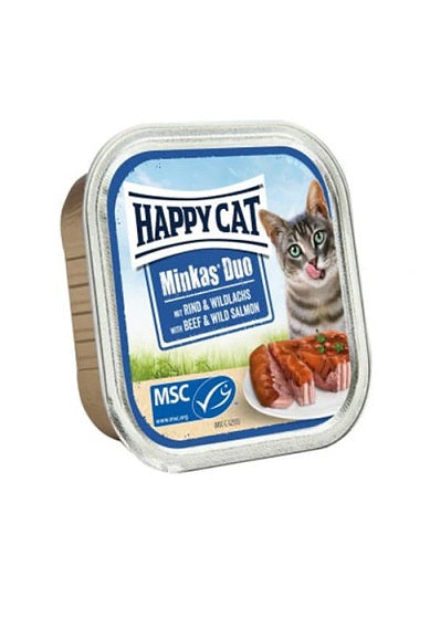 Happy Cat Minkas Beef & Salmon 100g