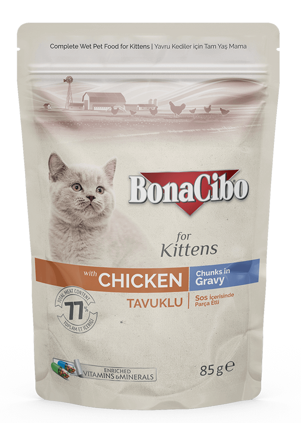 Bonacibo Kitten Chicken 85g