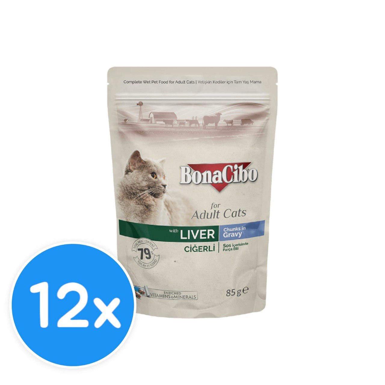 Bonacibo Adult Liver 12X