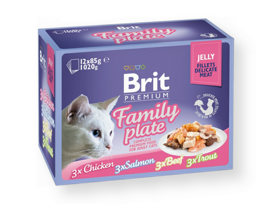 Brit Family plate A 12X