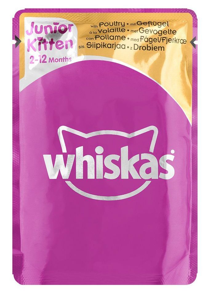 Whiskas Junior/kitten Poultry 85g