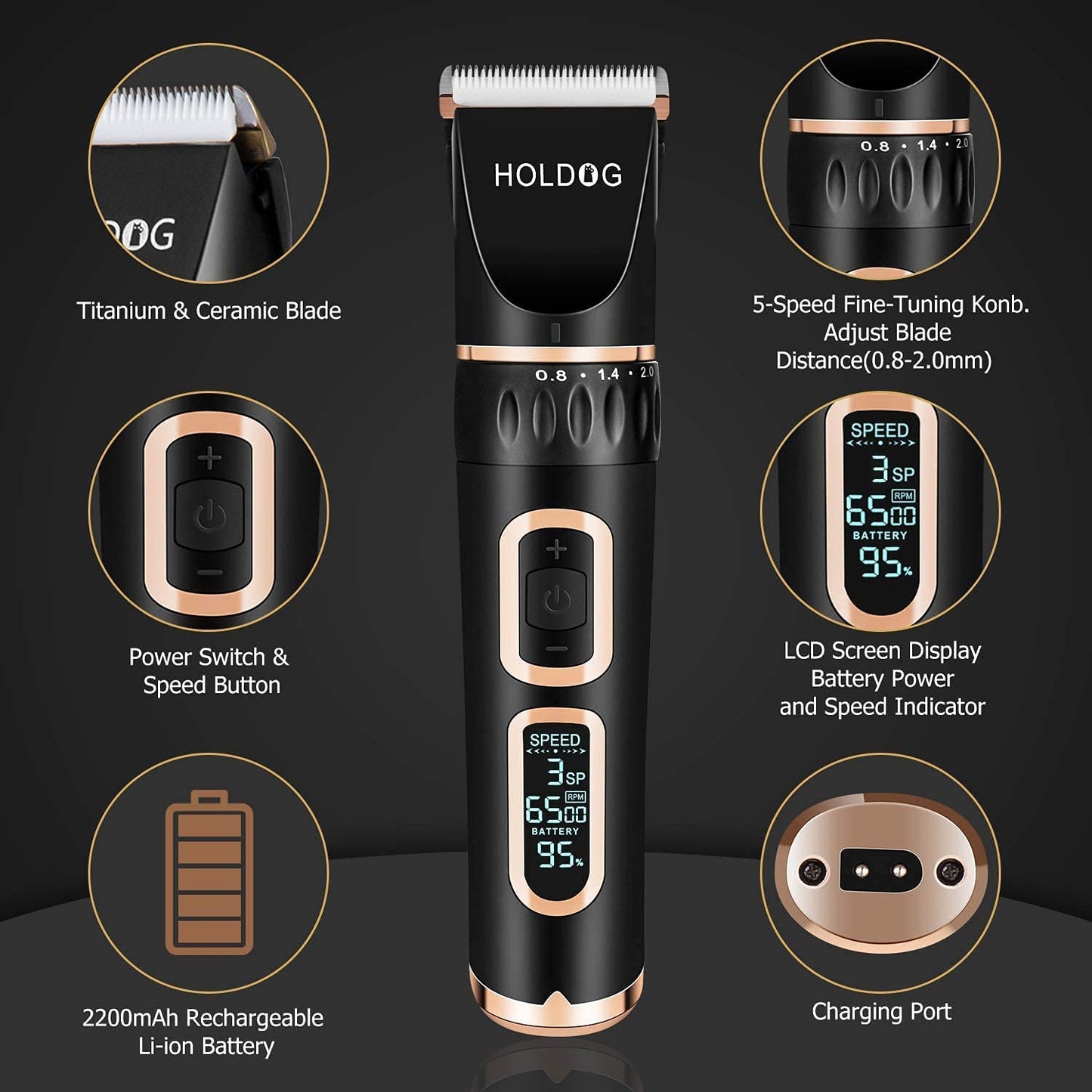 Holdog Professional Pet Clippers