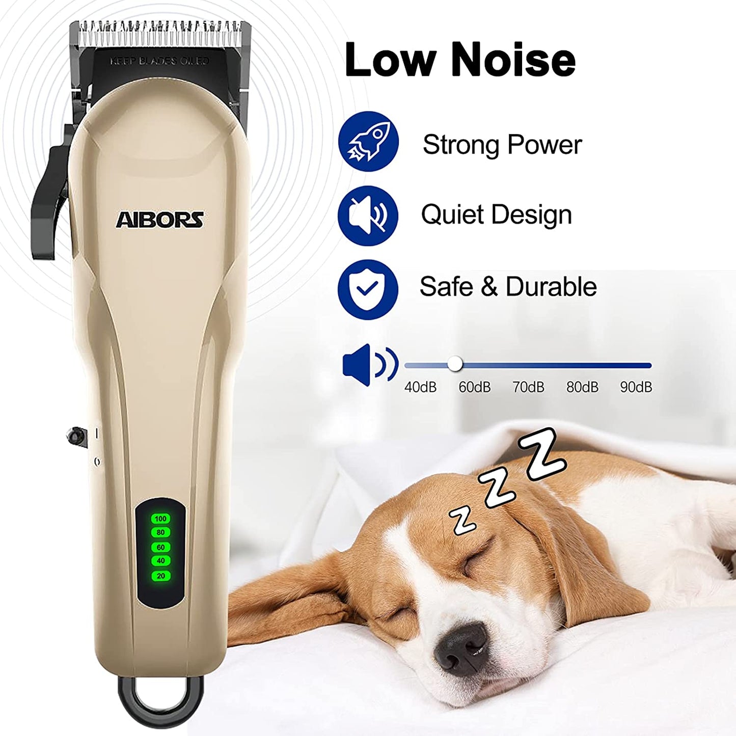 Aibors Cable Pet Clippers