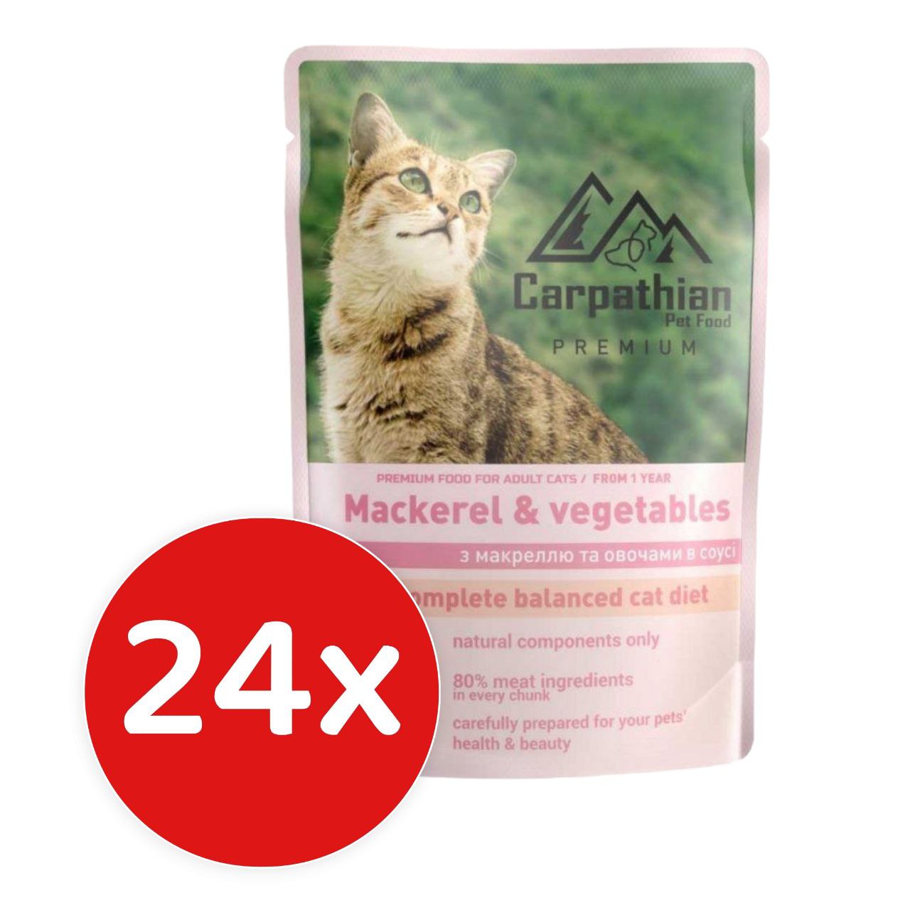 Carpathian Mackerel & Vegetables 24X