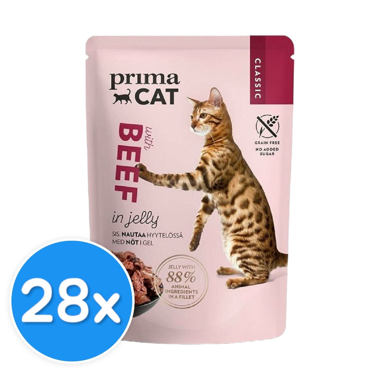 Prima cat Beef 28X