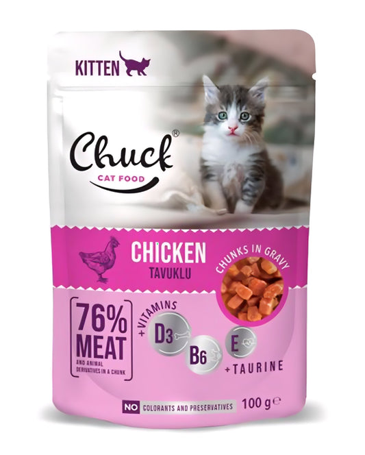 Chuck kitten chicken 100g