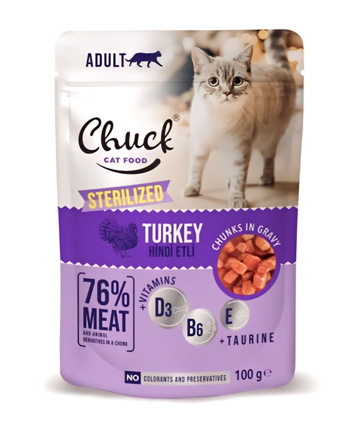 Chuck Turkey Sterilized 100g