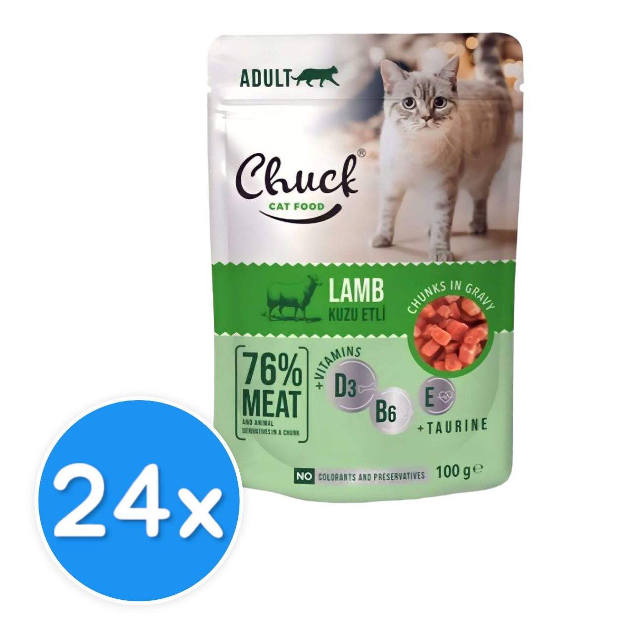 Chuck Adult Lamb 24X