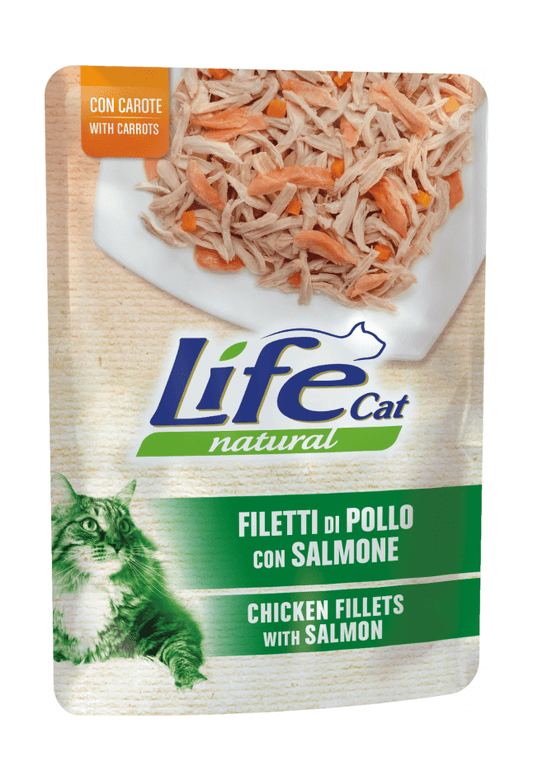 Life Cat Chicken fillets with Salmon 75g