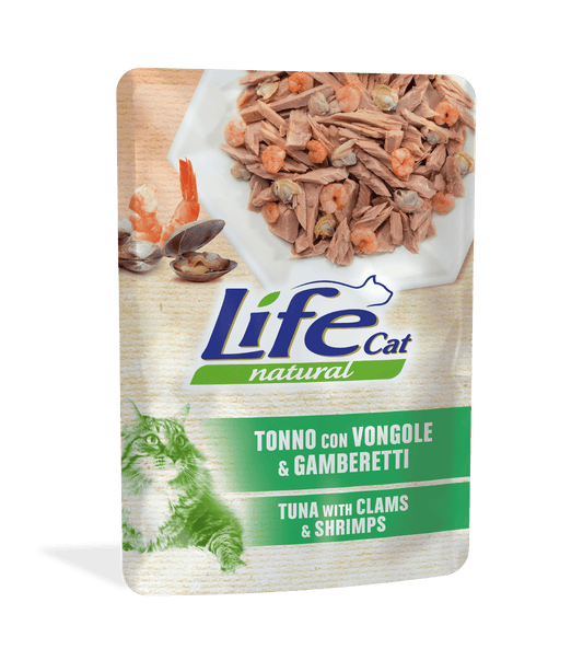 Life Cat Tuna with Clams & Shrimps 75g