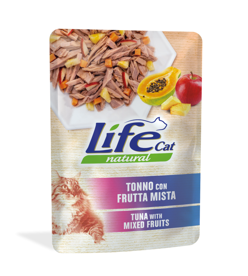 Life Cat Natural Tuna with Mixed Fruit 75g