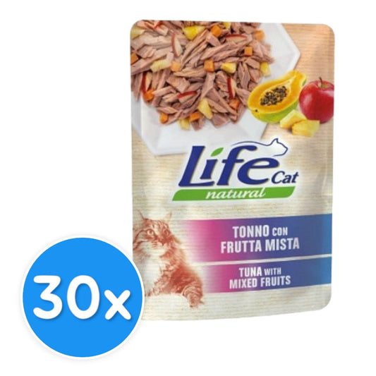 Life Cat Natural Tuna with Mixed Fruit 30X