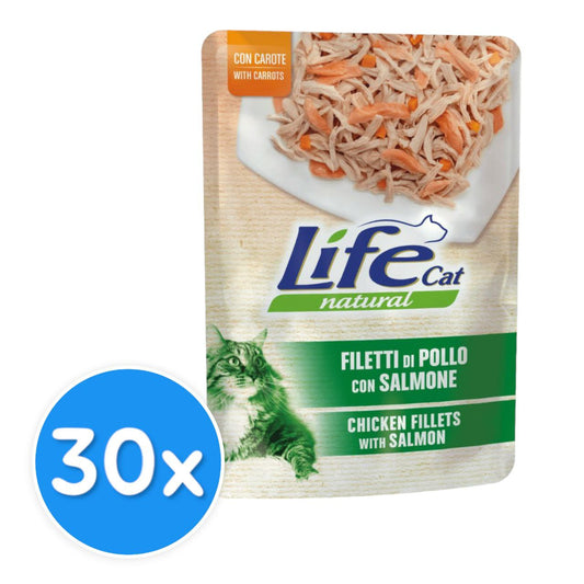 Life Cat Chicken fillets with Salmon 30X