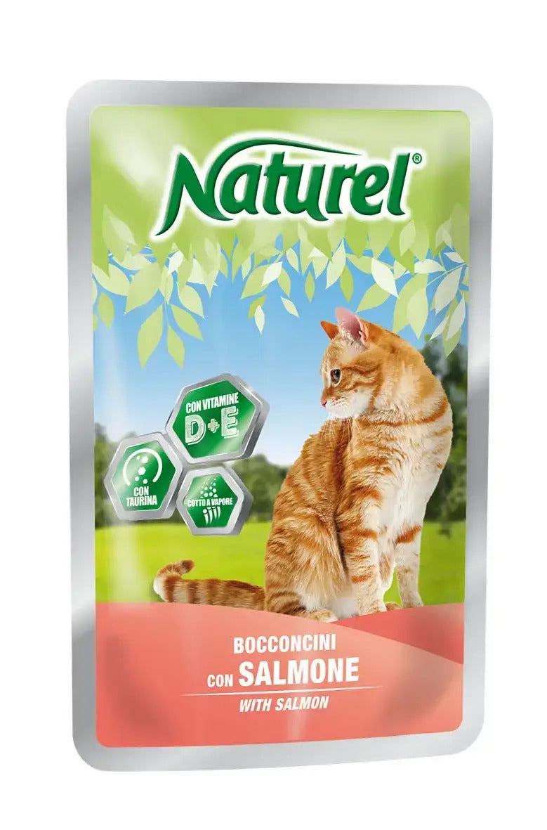 Naturel pouch with Salmon 100g