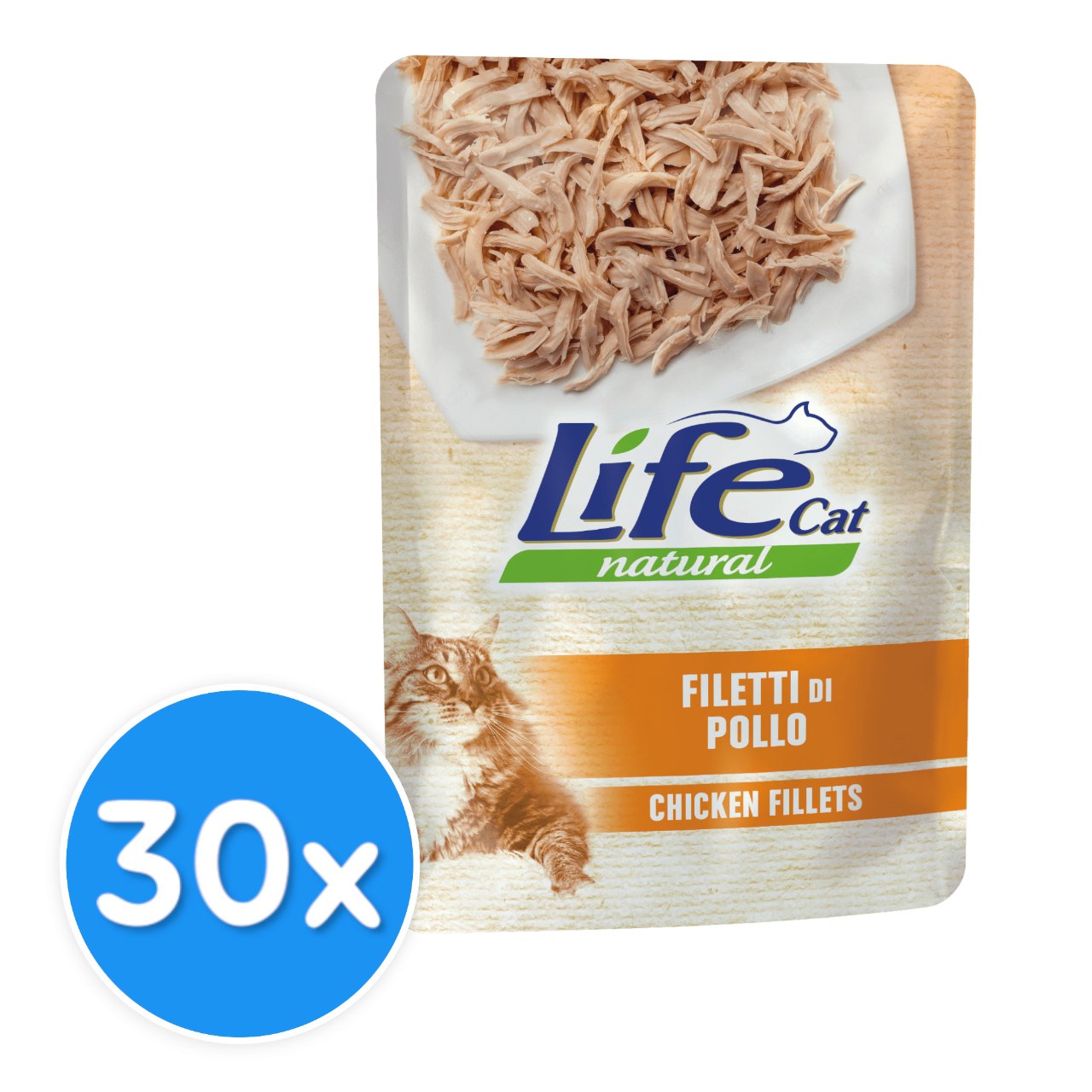 Life Cat Chicken Fillets 30X