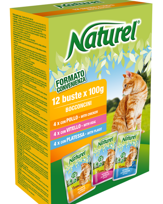 Naturel Multipack with Veal - Flounder - Chicken 12X