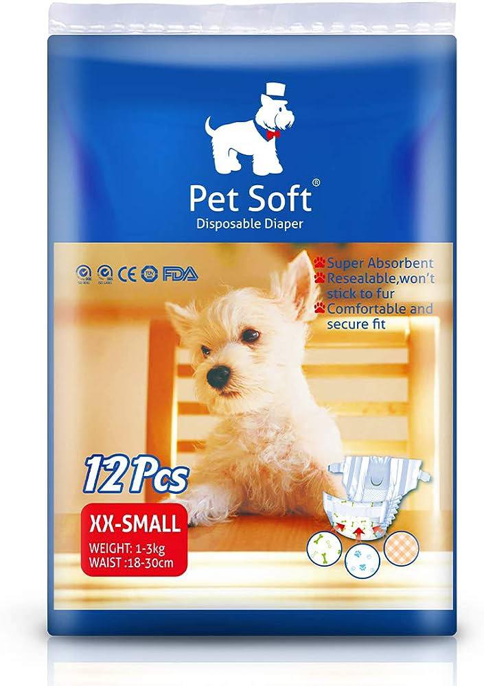 حفاضات ناعمة للنساء من Pet Soft - XXS 12X