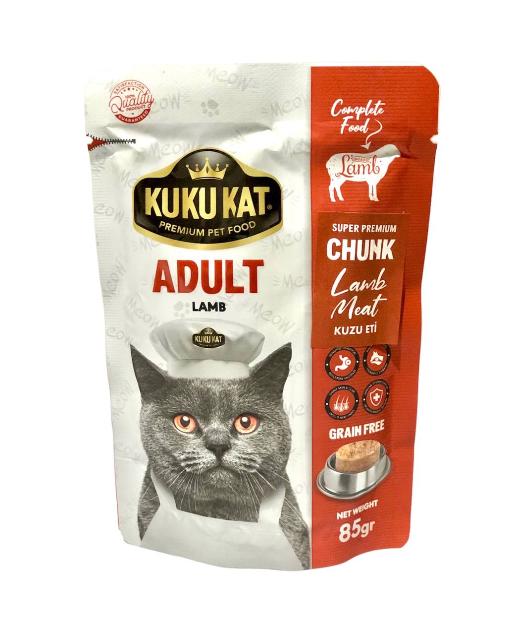 KUKU KAT Adult Chunk Lamb 85g