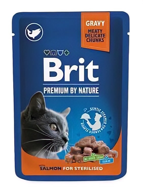 Brit sterilized Salmon 85g