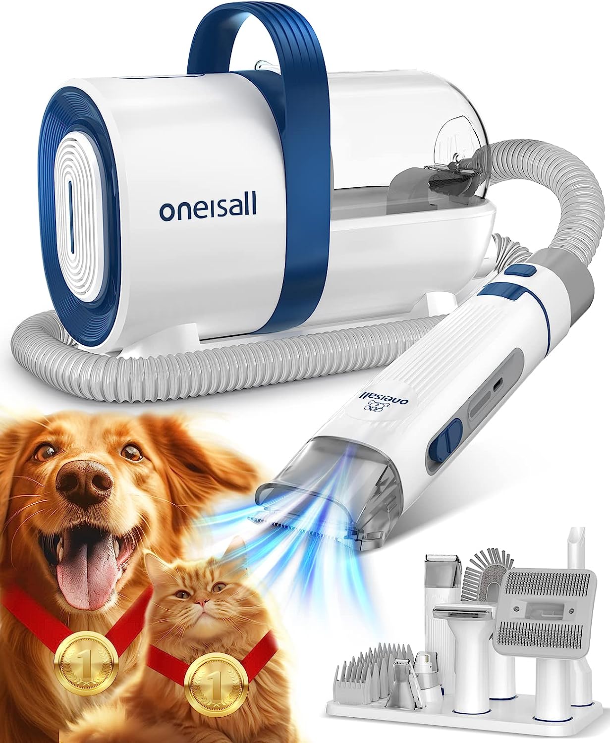 oneisall Hair Vacuum & Grooming Kit