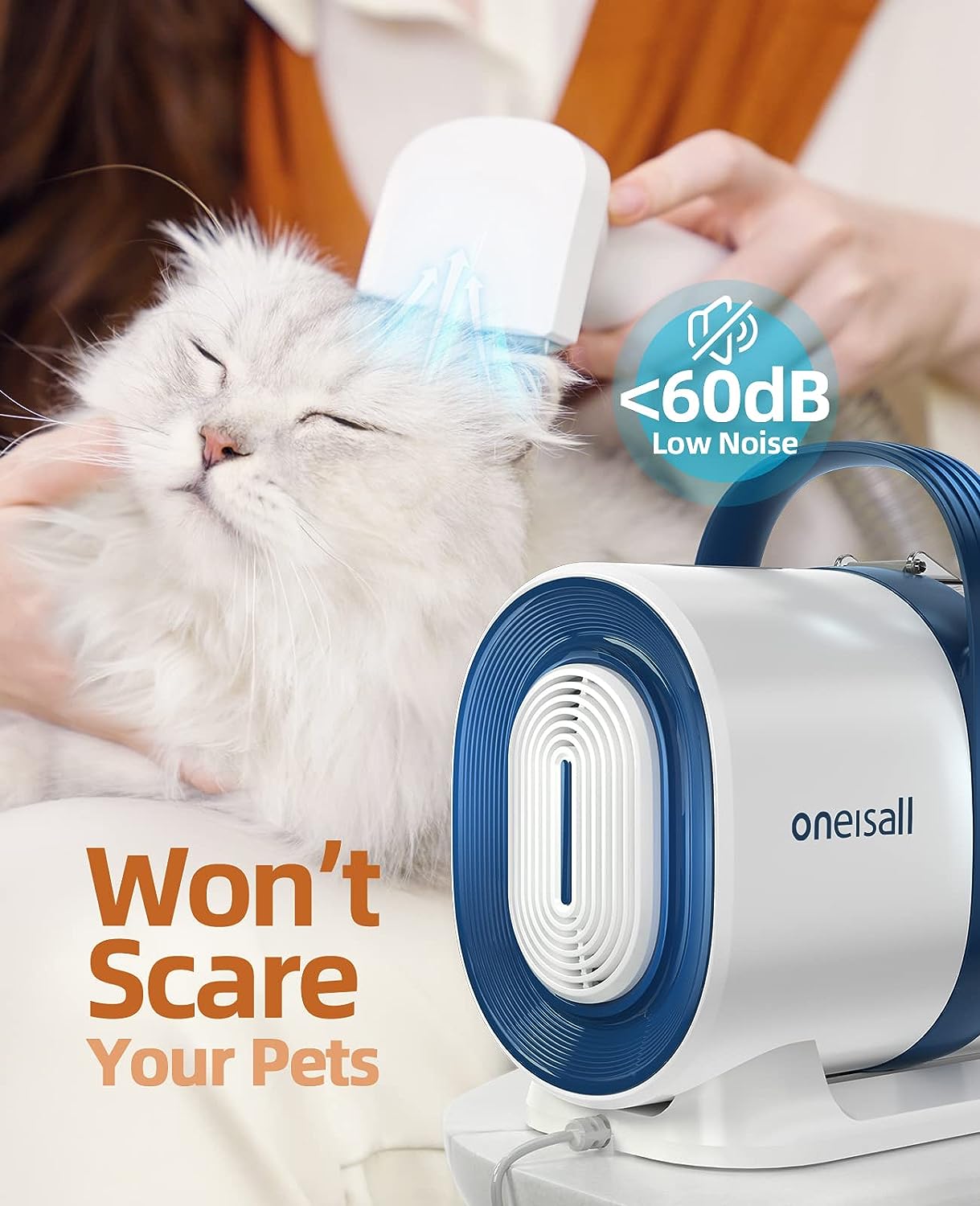 oneisall Hair Vacuum & Grooming Kit