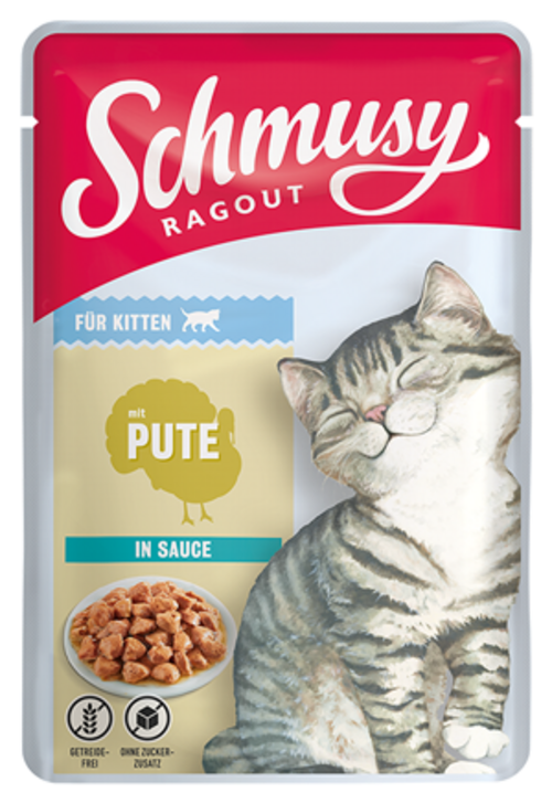 Shamusy kitten Turkey in sauce 100g