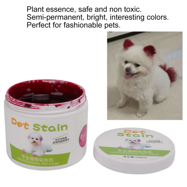 Pet Fur Dye - Red Wine 100ml