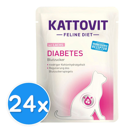 Kattovit Diabetes Salmon 24X