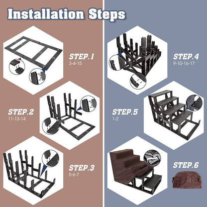 EHEYCIGA Dog Stairs 18inch