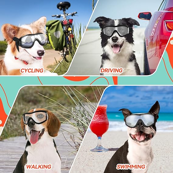 PETLESO Dog Goggles M