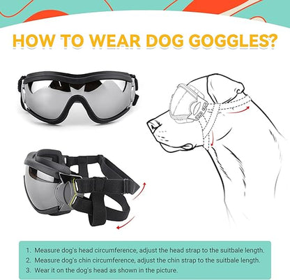 PETLESO Dog Goggles M