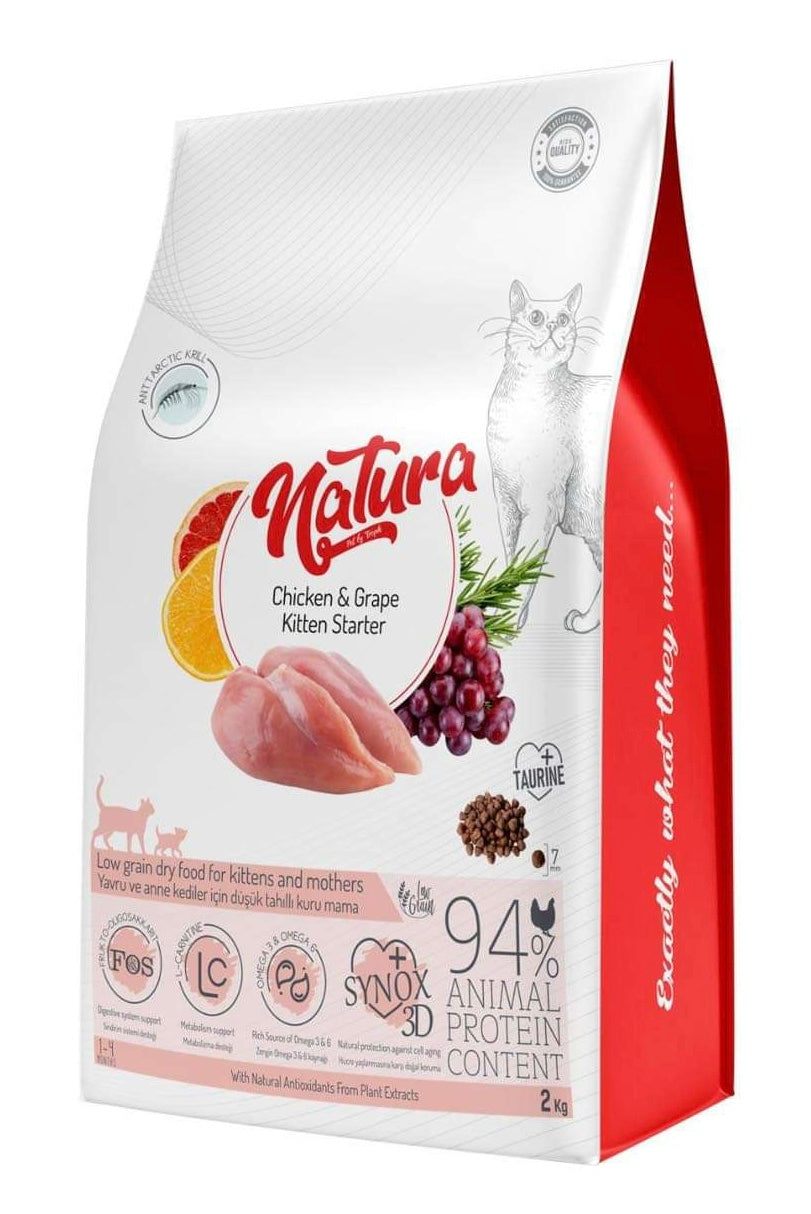 Natura Chicken Grape Kitten Starter 2Kg