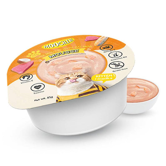 MOOCHIE - TUNA MOUSSE WITH SALMON 85g