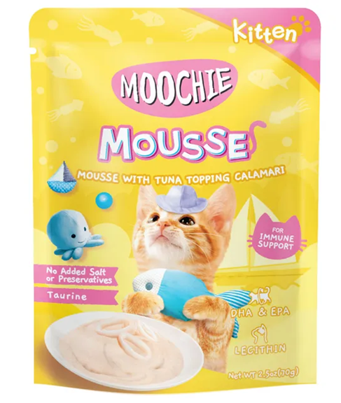 MOOCHIE - Kitten Tuna With Topping Calamari 70g