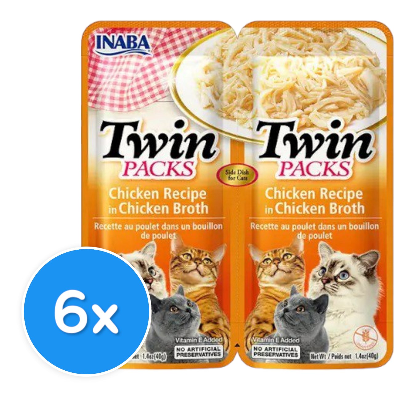 Inaba Twin Packs - Chicken Broth 6X