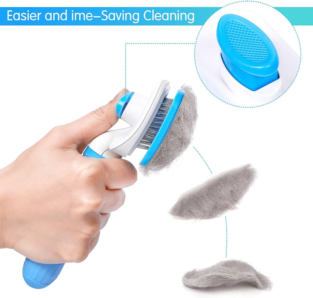 Shedding brush-Blue