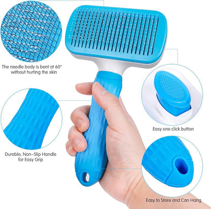 Shedding brush-Blue