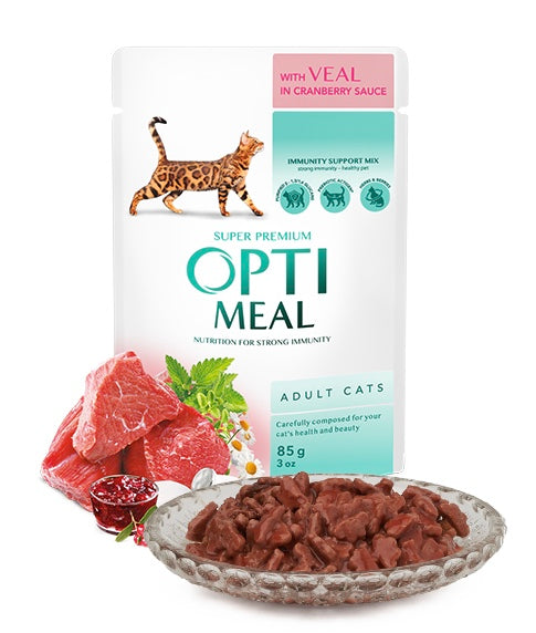 OPTI MEAL Veal in Cranberry Sauce 85g