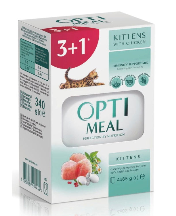 OPTI MEAL Kitten Chicken 4X