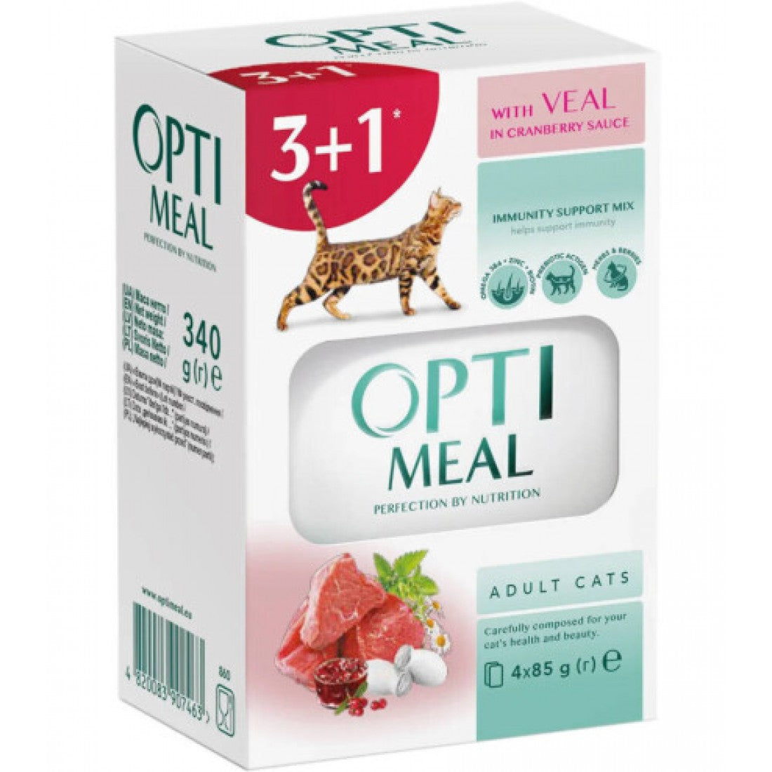 OPTI MEAL Veal in Cranberry Sauce 4X