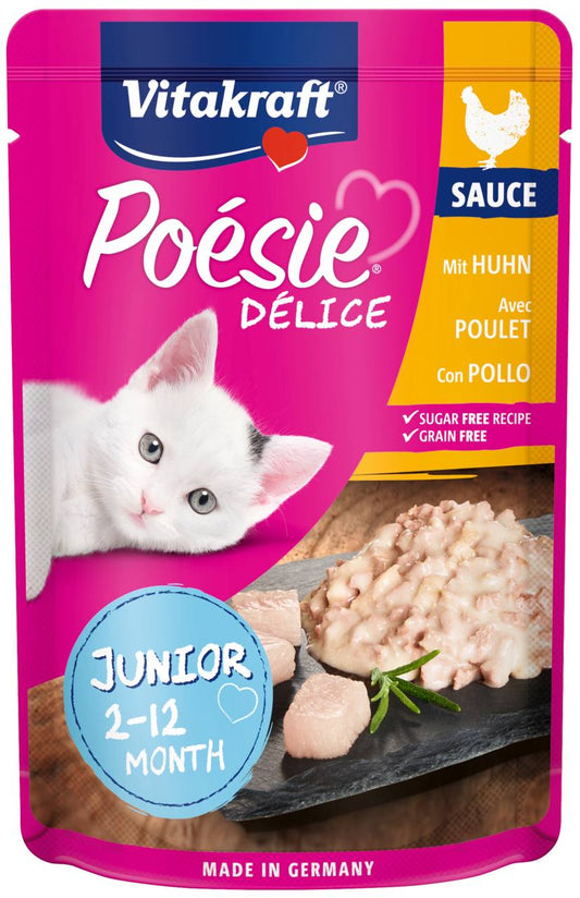 Vitakraft Poesie Deli Sauce Junior Chicken 85g