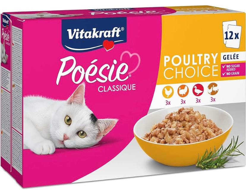 Vitakraft Poesie Classique Jelly 1 Pack 12X